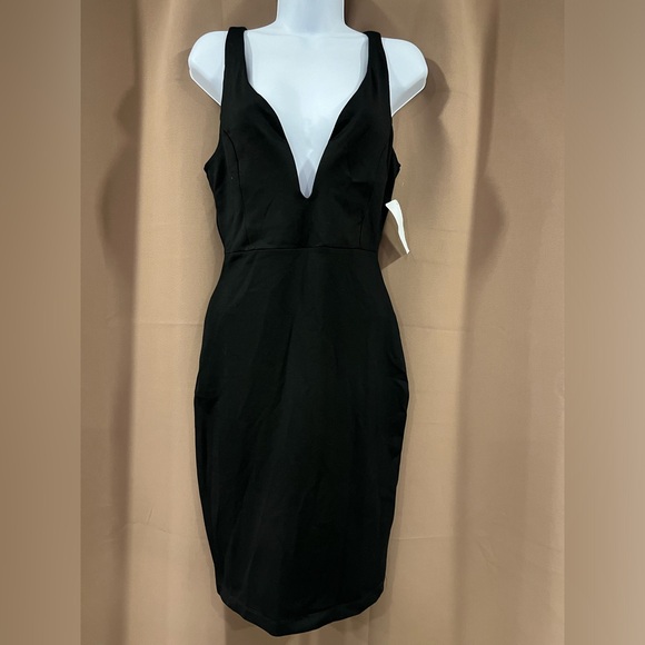 Black Body Icon Midi Dress - Picture 1 of 3